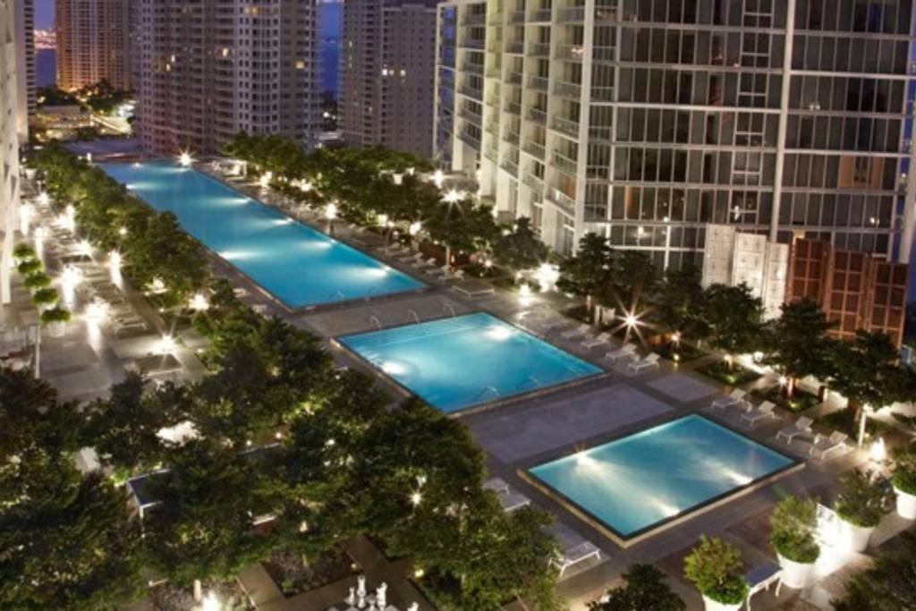 Luxury 5-Star Condo @37Th Floor In Icon Brickell 2B/2B Miami Exterior foto